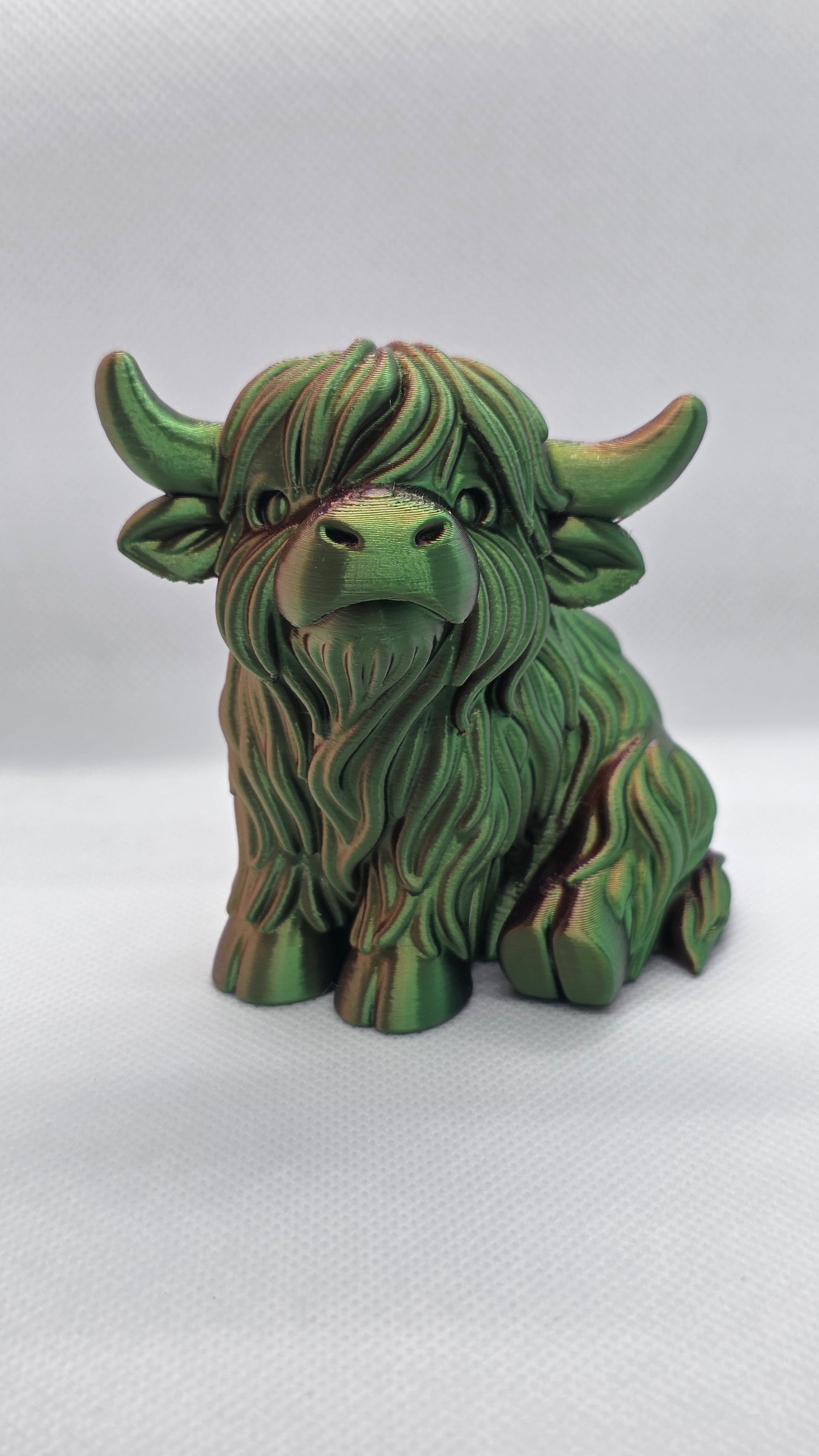 3D printed highland cow