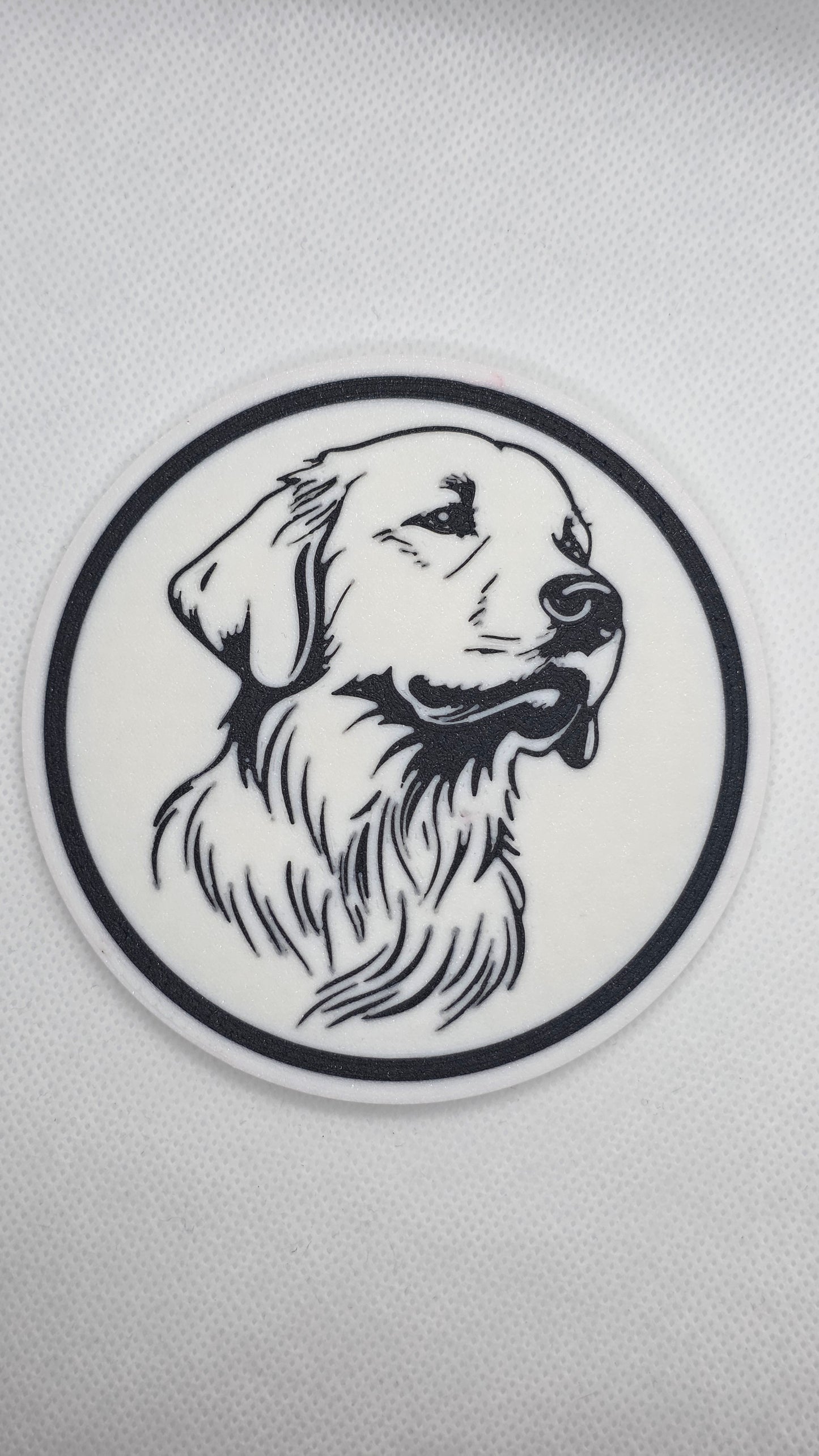 3d dog breed coaster