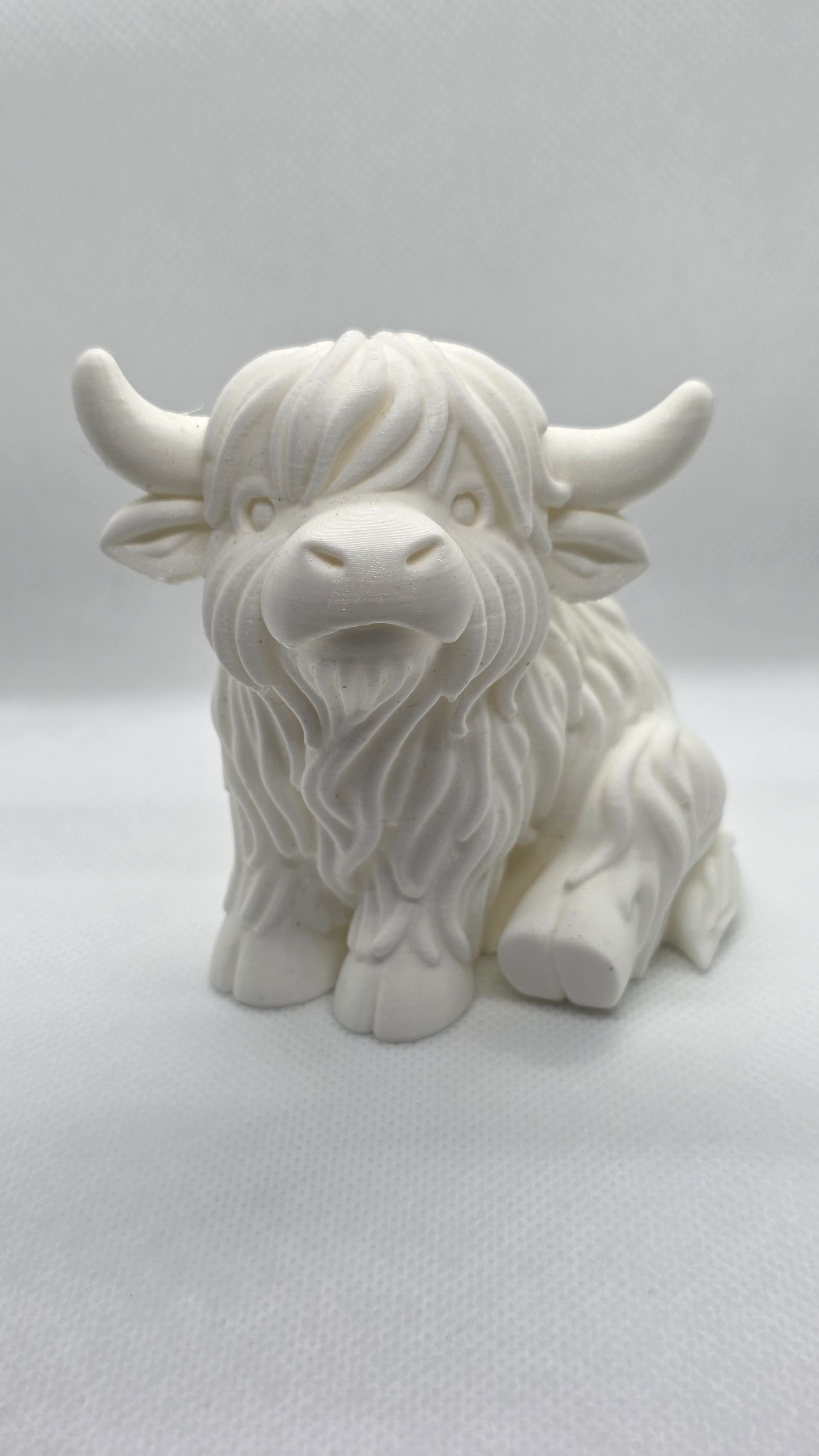 3D printed highland cow