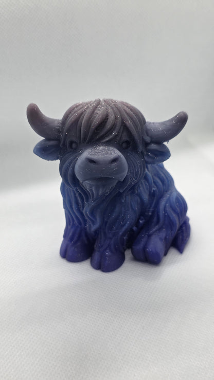 3D printed highland cow